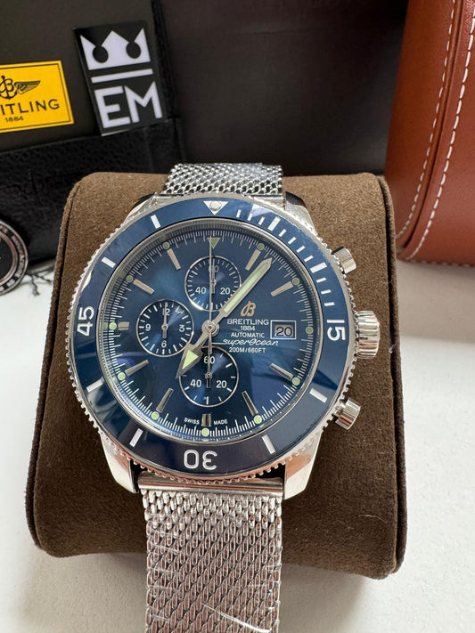 Superocean Relógio Masculino Automático 44mm Aço Inoxidável