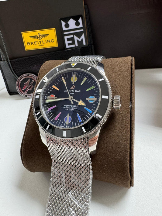 Superocean Relógio Masculino Automático 44mm Aço Inoxidável