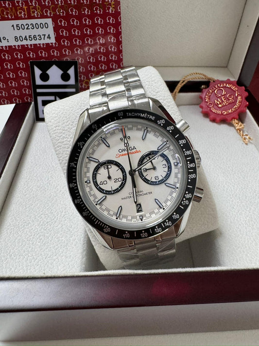 Speedmaster Relógio Quartzo 44mm Aço Safira