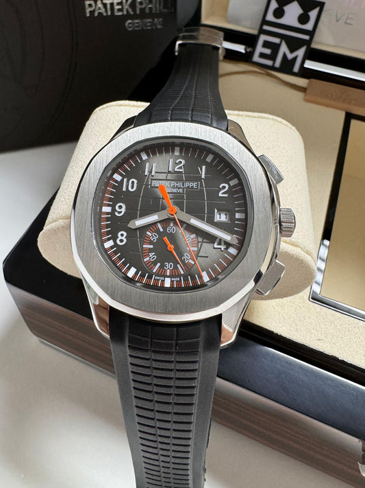 Relógio Aquanaut Automático 40mm Aço Silicone